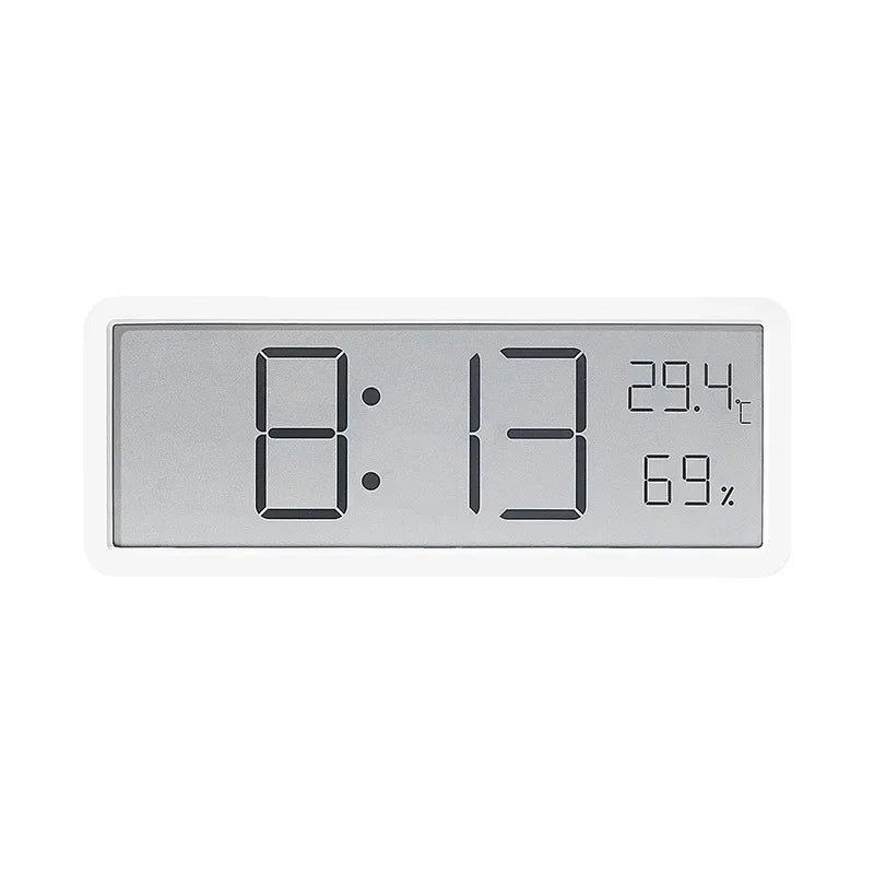 Horloge Murale Digitale LCD – Heure, Température, Humidité