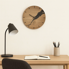 Horloge murale en bois design