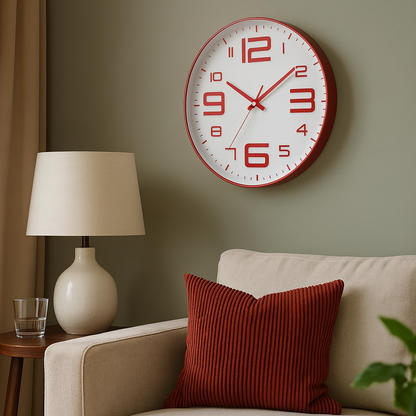 Horloge Murale Design Minimaliste et Silencieuse