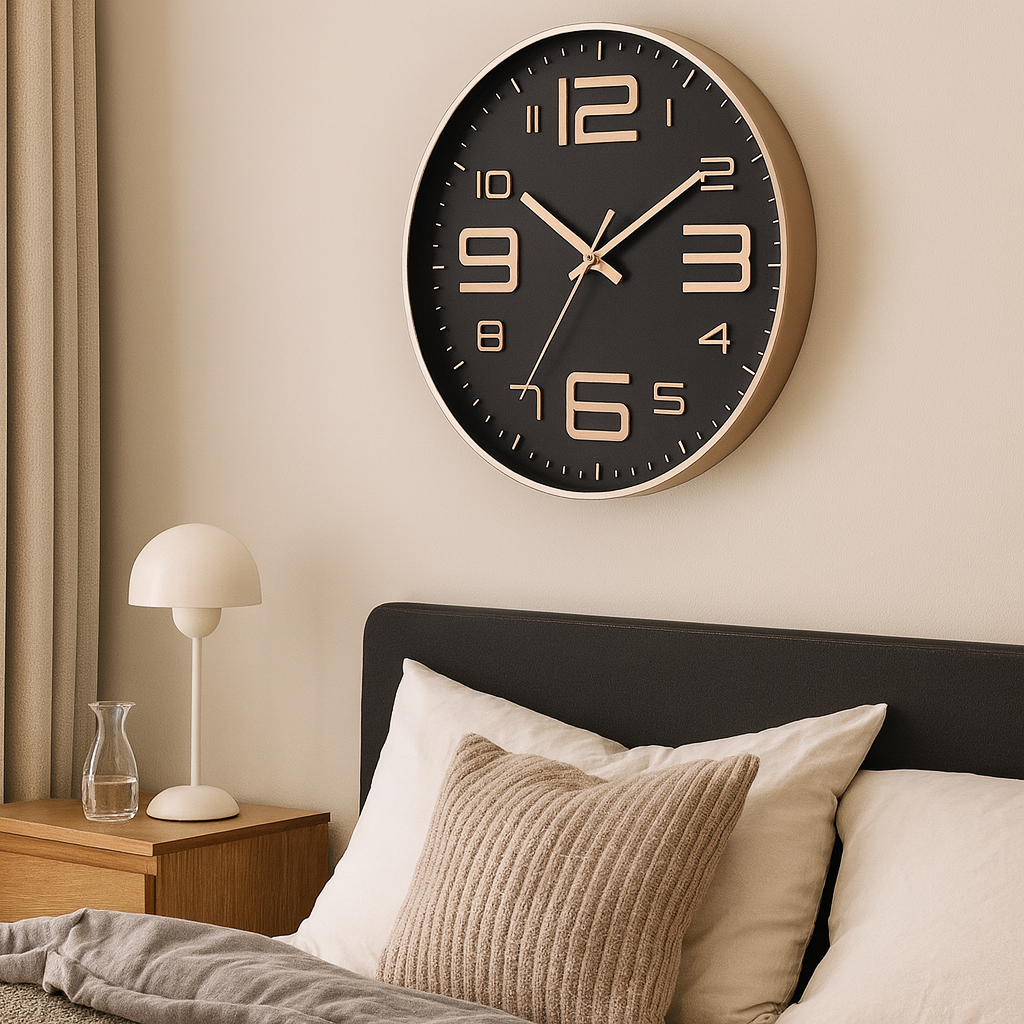 Horloge Murale Design Minimaliste et Silencieuse