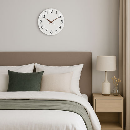 Horloge murale design en Bois Minimaliste