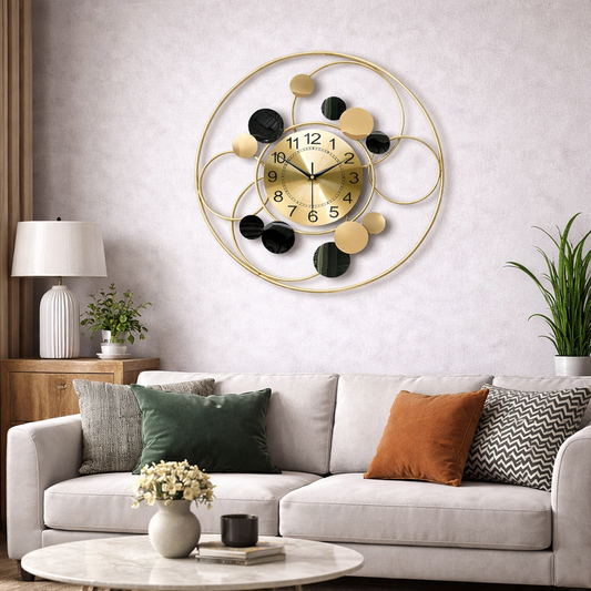 Grande Horloge Murale Design Contemporain
