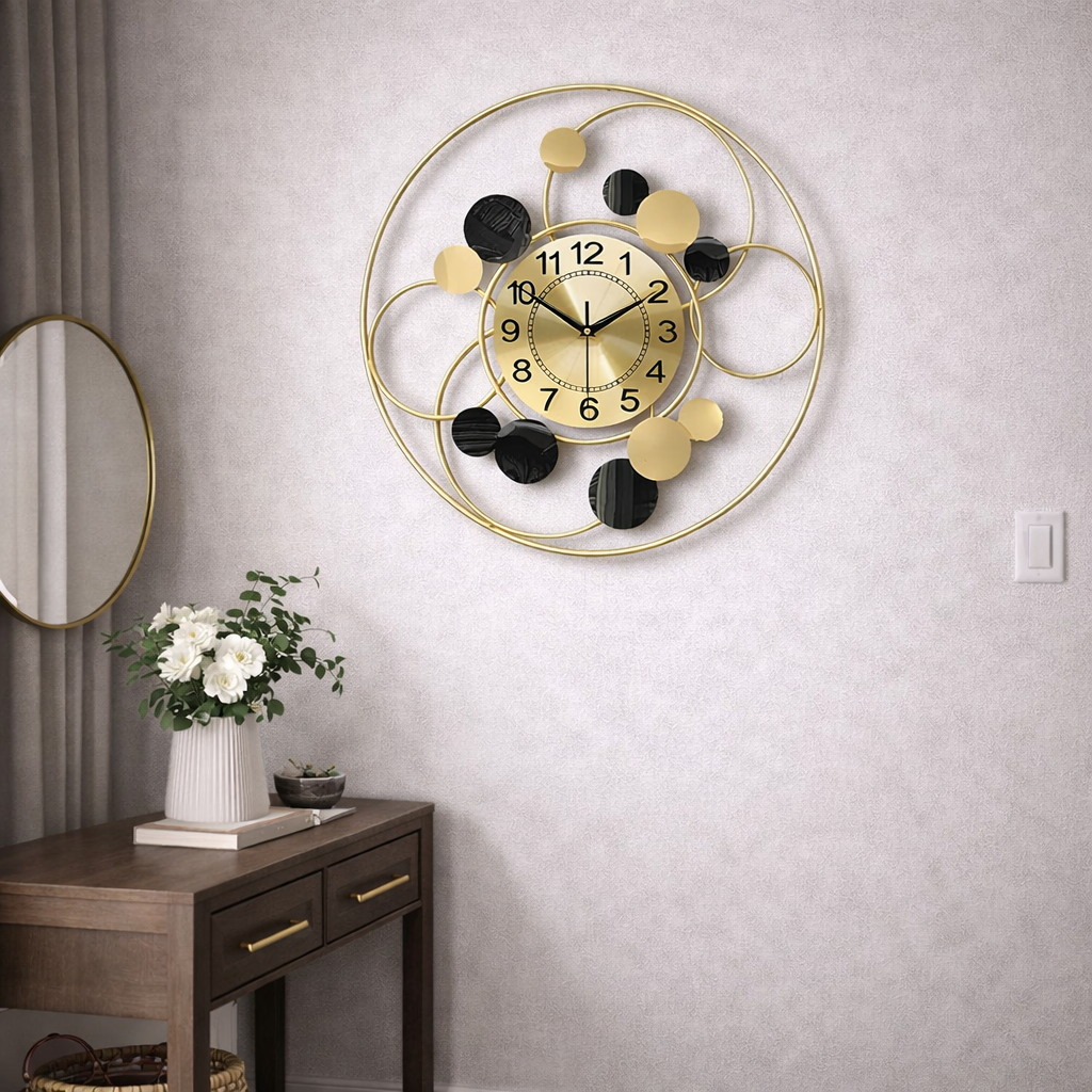 Grande Horloge Murale Design Contemporain