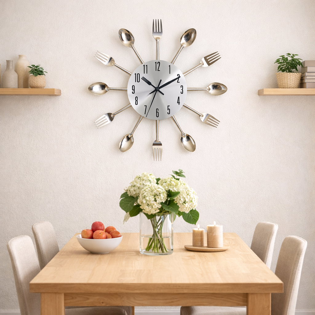 Horloge murale design cuisine