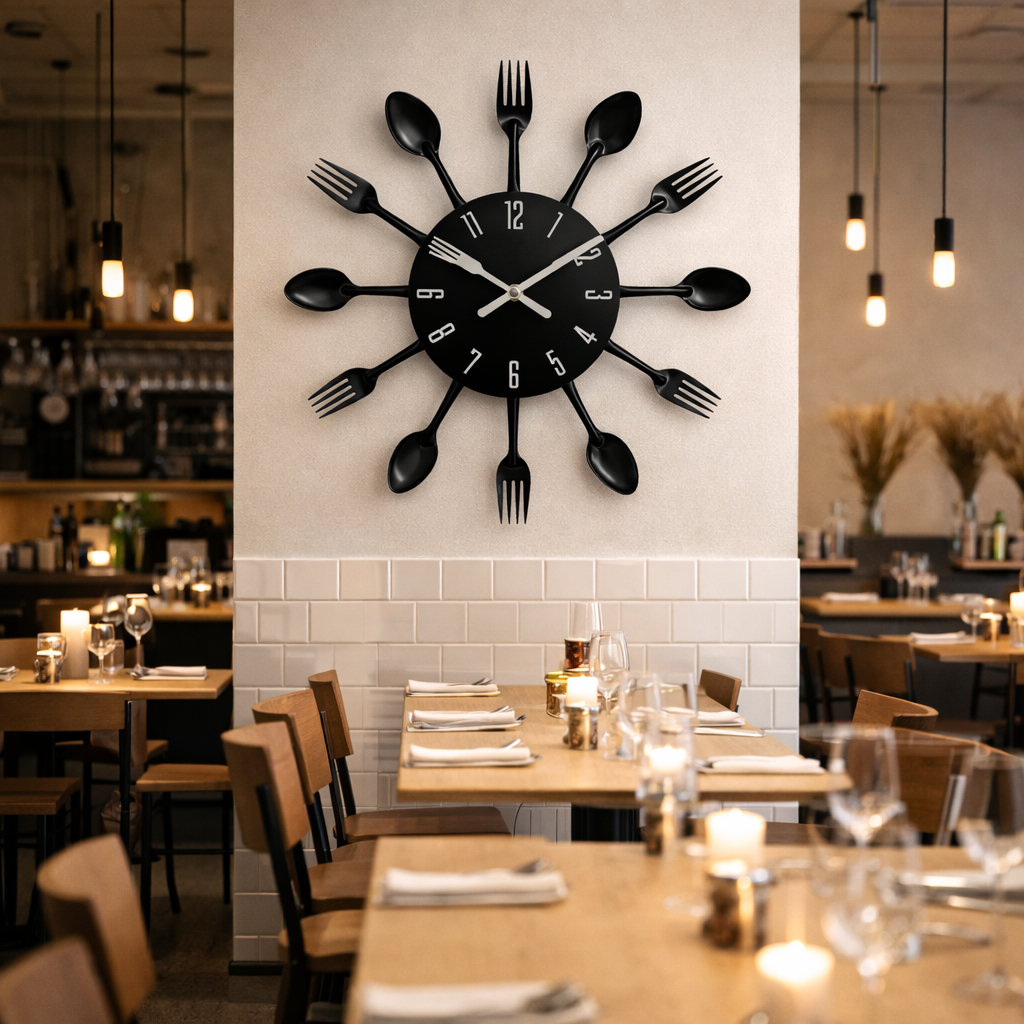 Horloge murale design cuisine