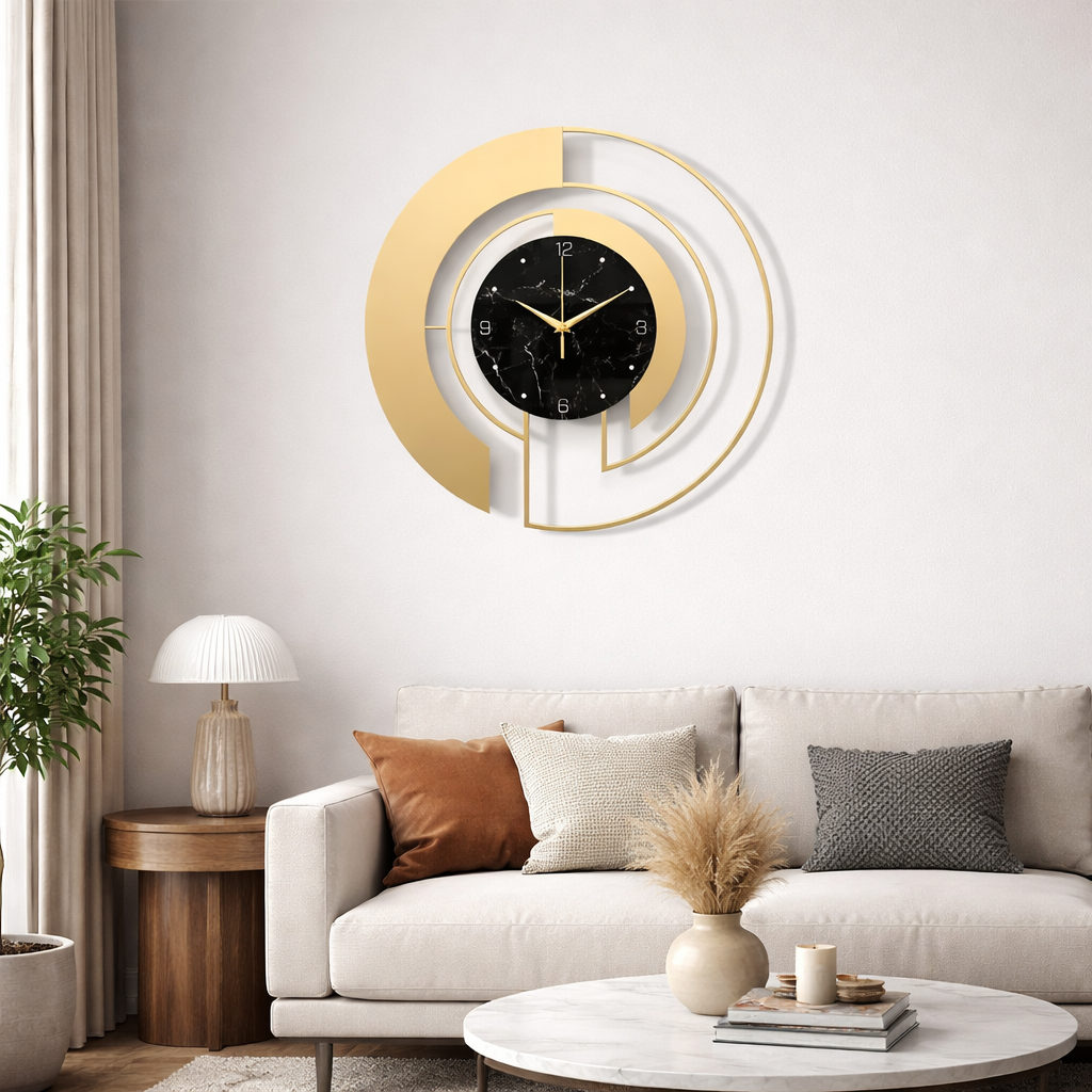 Horloge murale design Cercle