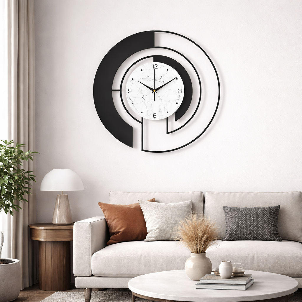 Horloge murale design Cercle