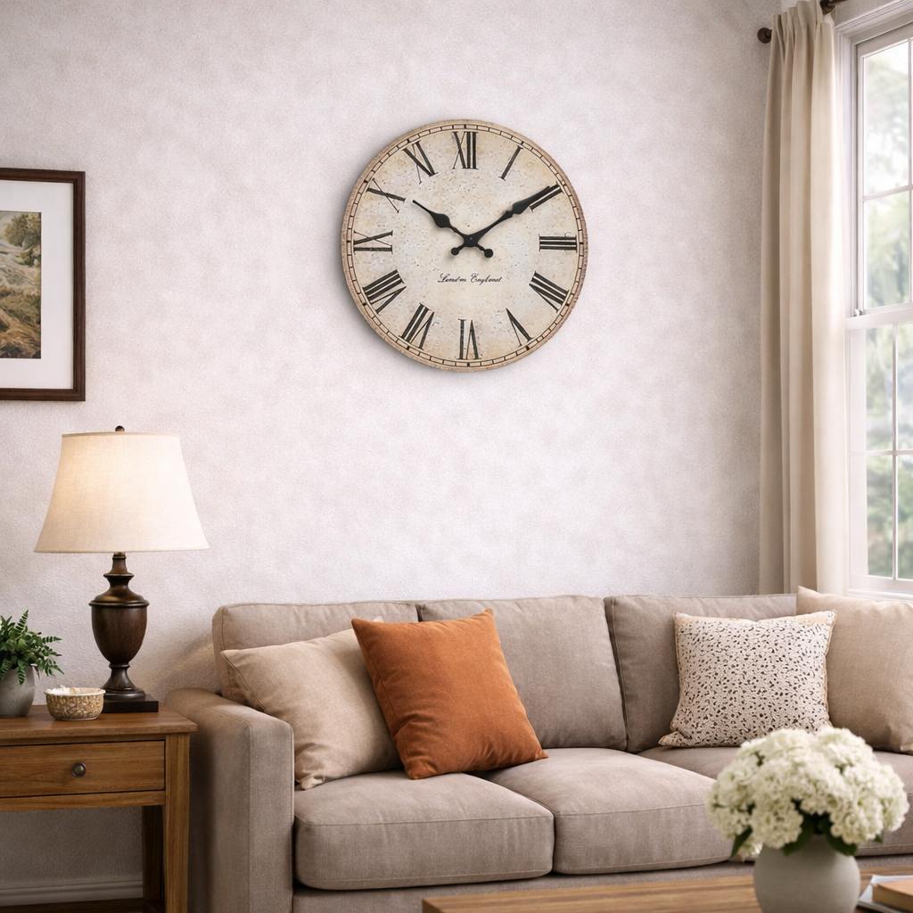Horloge Murale Vintage Rétro