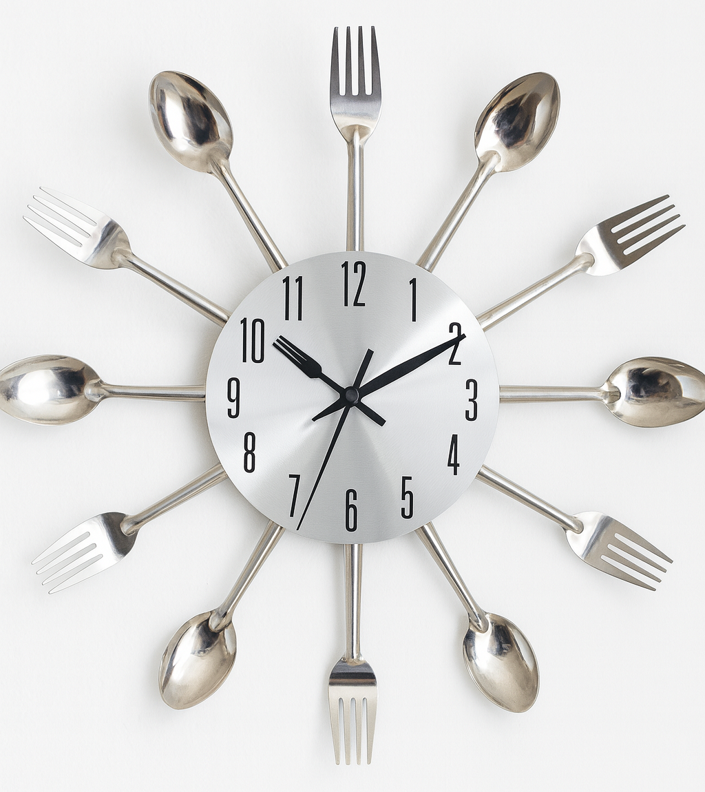 Horloge murale design cuisine