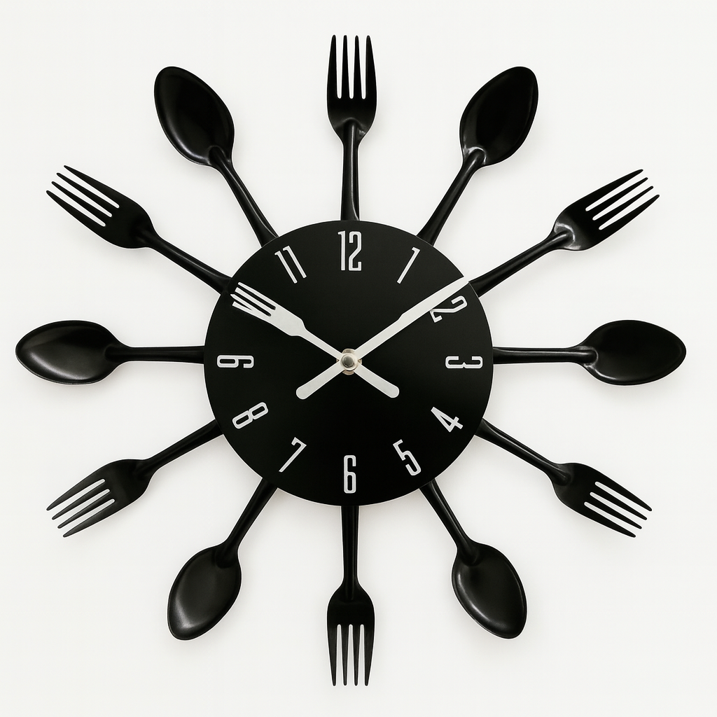 Horloge murale design cuisine