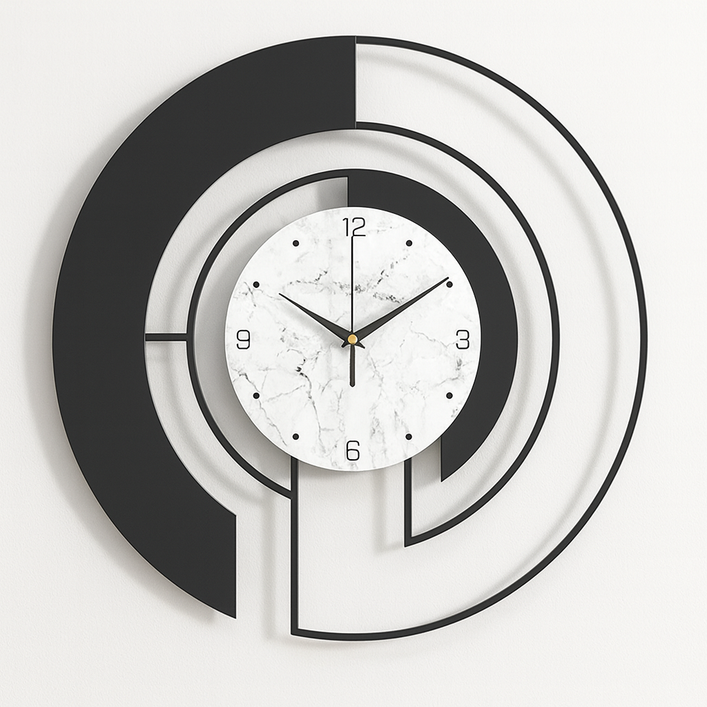 Horloge murale design Cercle