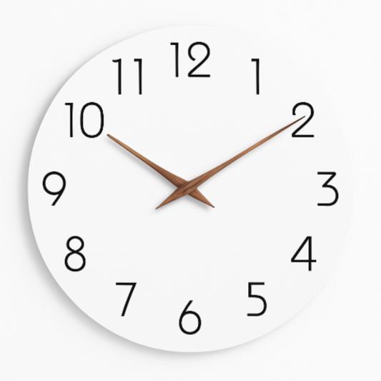 Horloge murale design en Bois Minimaliste