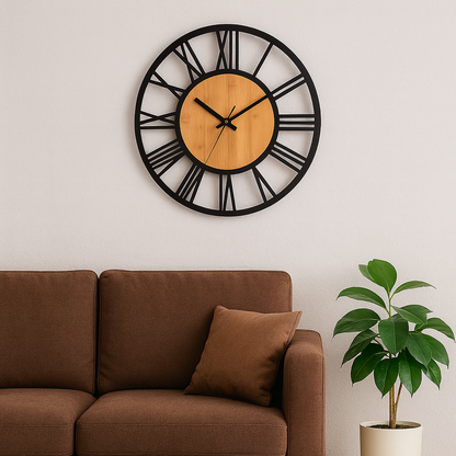 Horloge Murale Scandinave en Bois