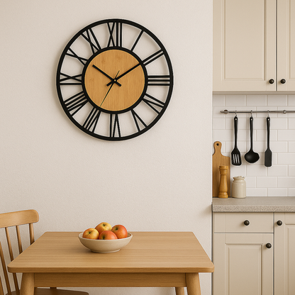 Horloge Murale Scandinave en Bois
