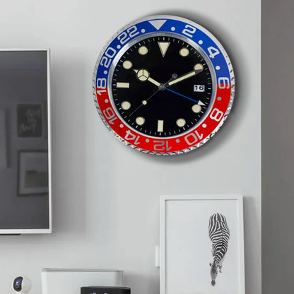 Grande Horloge Murale Design Européen – Design Luxe