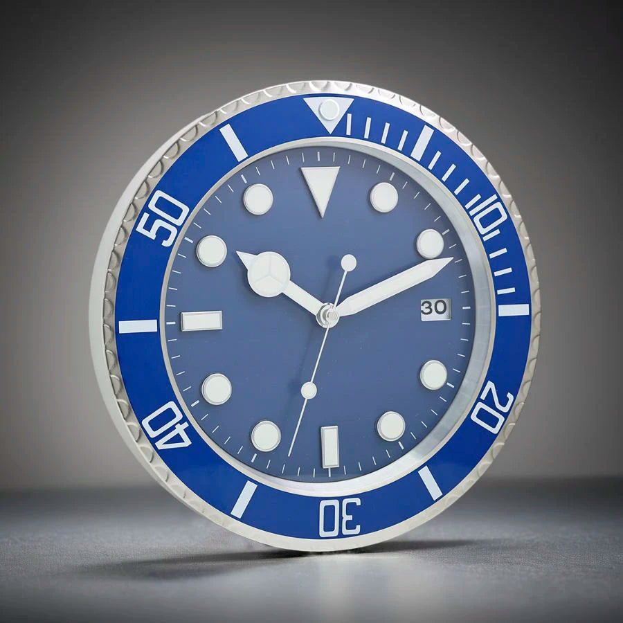 Grande Horloge Murale Design Européen – Design Luxe