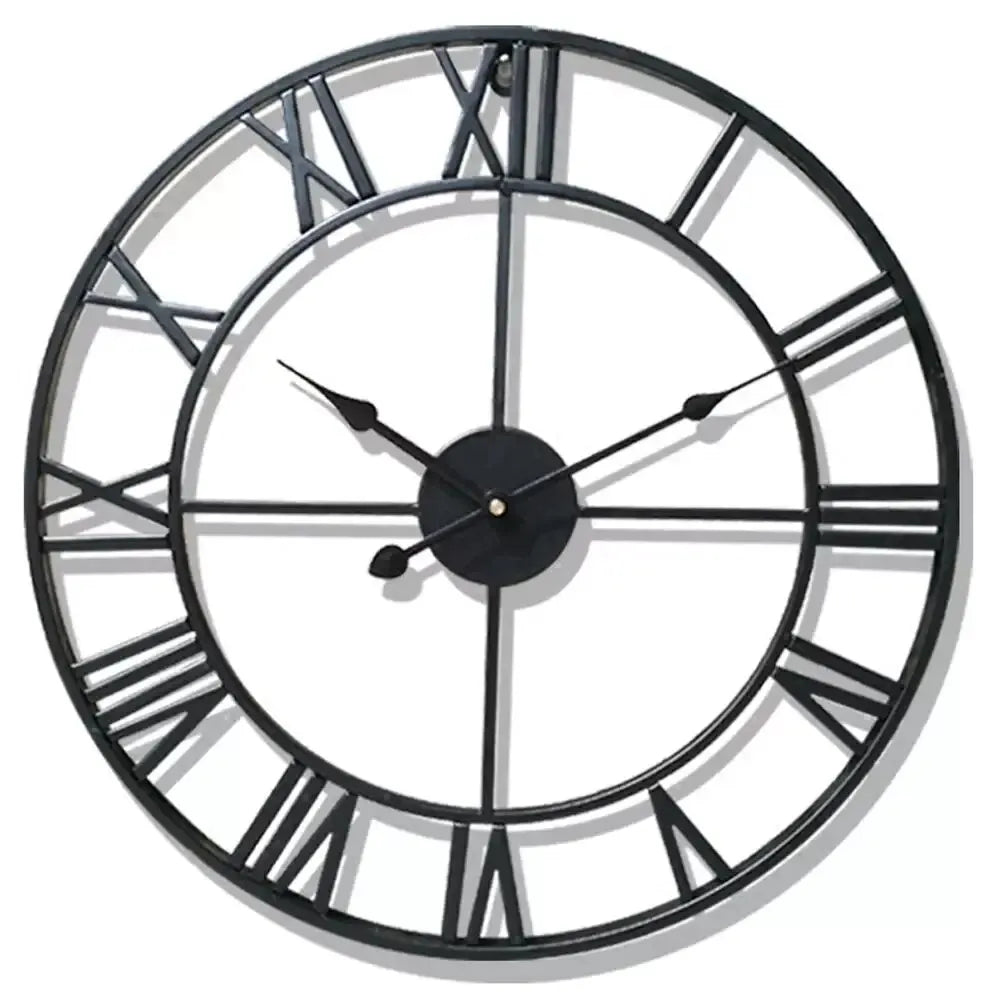 Horloge Murale Vintage en Métal– Design Antique