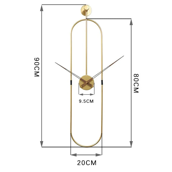 Grande Horloge Murale Décorative