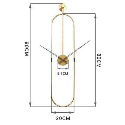 Grande Horloge Murale Décorative