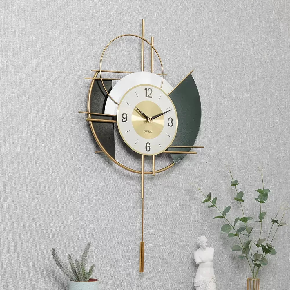 Grande Horloge Murale Design Nordique – Décoration  Luxe