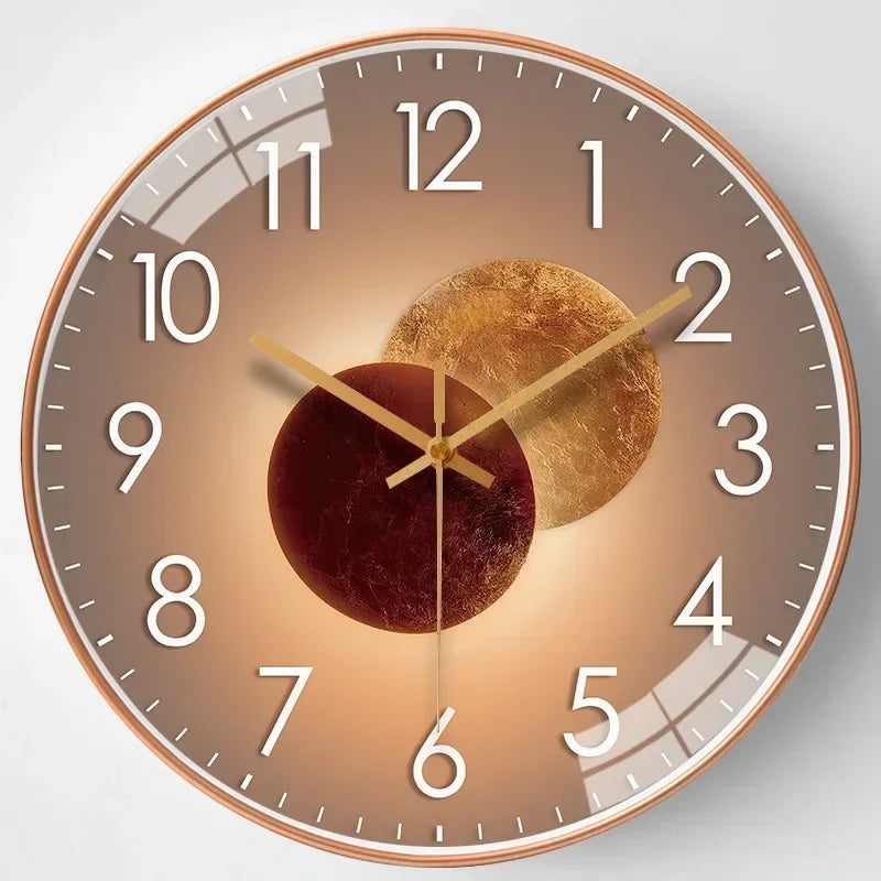 Horloge murale design transparente