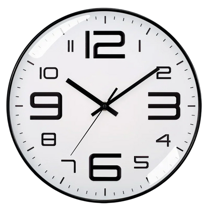 Horloge Murale Design Minimaliste et Silencieuse