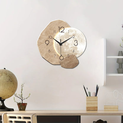 Horloge murale design lunaire