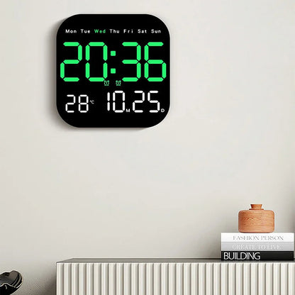 Horloge Murale Digitale LED Moderne