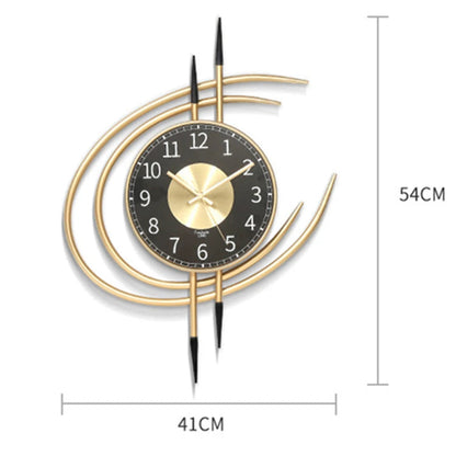 Grande Horloge Murale Design Nordique – Décoration Contemporaine