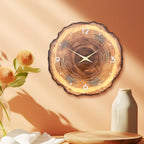 Horloge Murale en Bois Massif