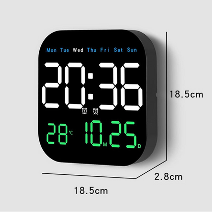 Horloge Murale Digitale LED Moderne