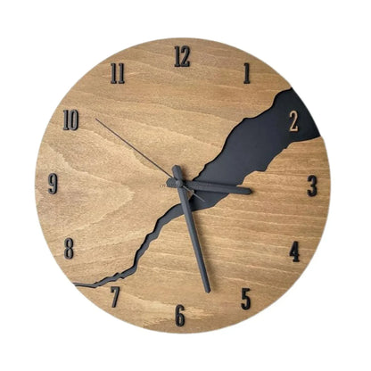 Horloge murale en bois design