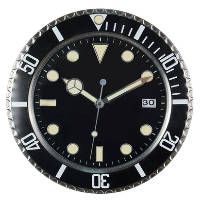 Grande Horloge Murale Design Européen – Design Luxe