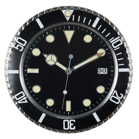 Grande Horloge Murale Design Européen – Design Luxe