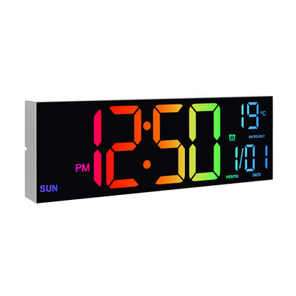 Horloge Murale Digitale LED  – Grand Affichage