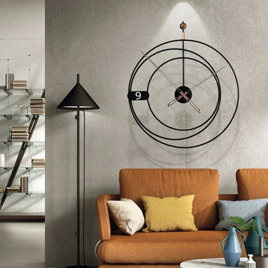 Grande Horloge Murale Design Nordique