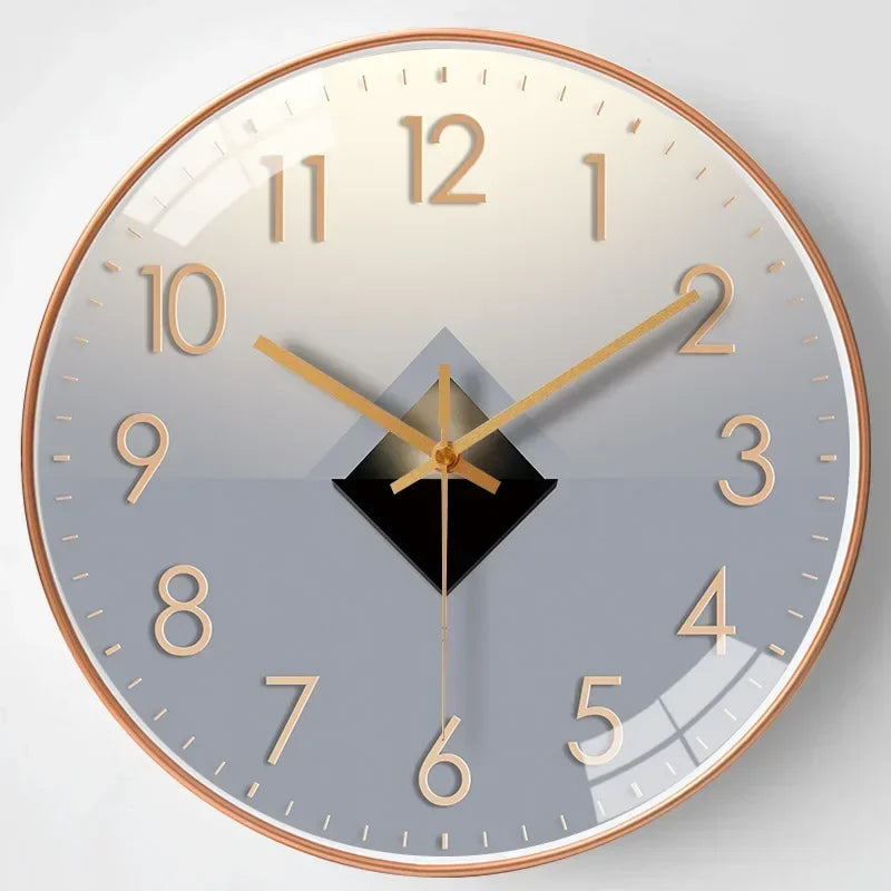 Horloge murale design transparente