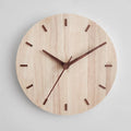 Horloge murale en bois design scandinave