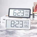 Horloge Murale Digitale LCD – Heure, Température, Humidité