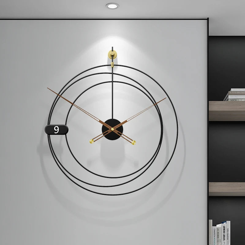 Grande Horloge Murale Design Nordique