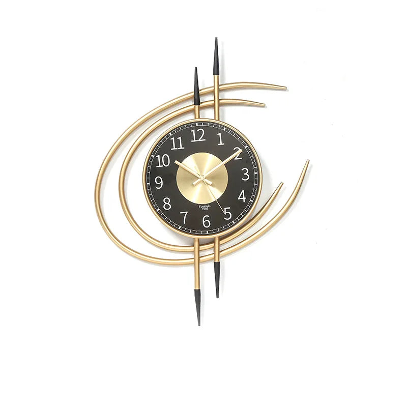 Grande Horloge Murale Design Nordique – Décoration Contemporaine