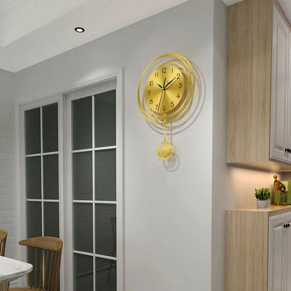Horloge murale design type pendule