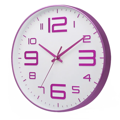 Horloge Murale Design Minimaliste et Silencieuse