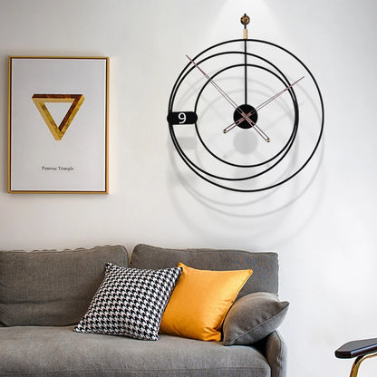 Grande Horloge Murale Design Nordique