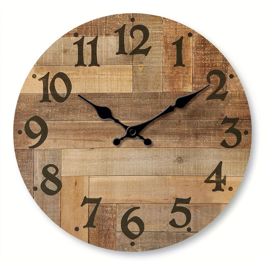 Horloge Murale en Bois Vintage