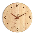 Horloge Murale Japonaise en Bois Massif
