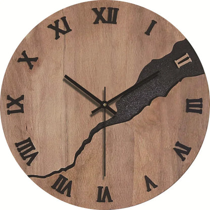 Horloge murale en bois design