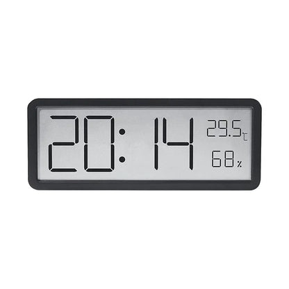 Horloge Murale Digitale LCD – Heure, Température, Humidité