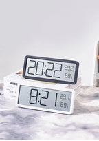 Horloge Murale Digitale LCD – Heure, Température, Humidité