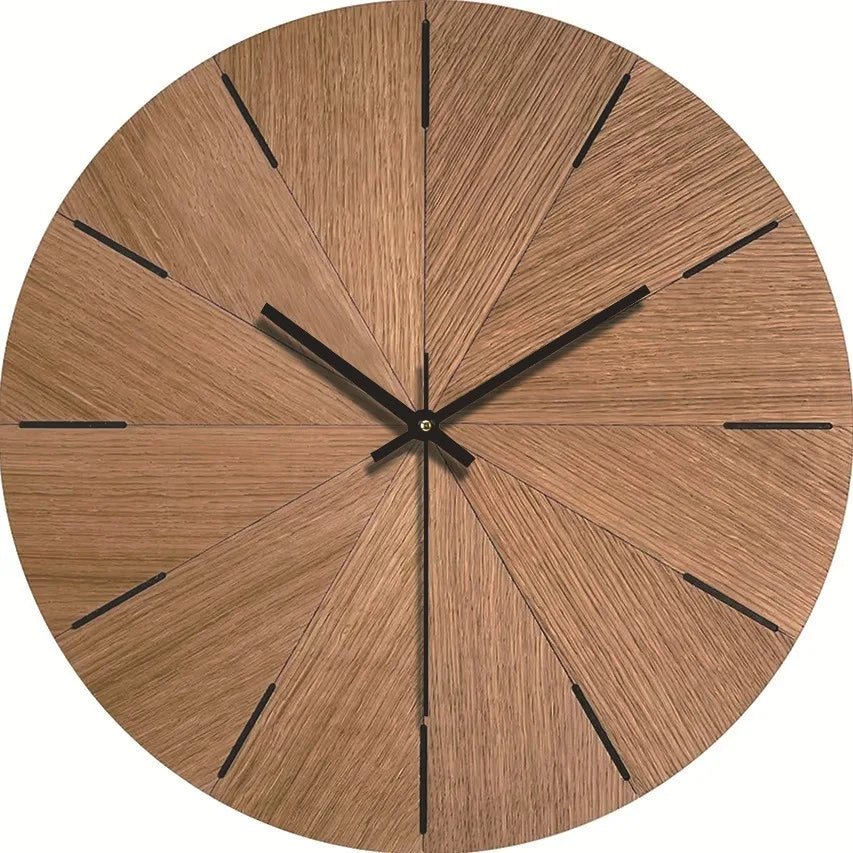 Horloge murale en bois design